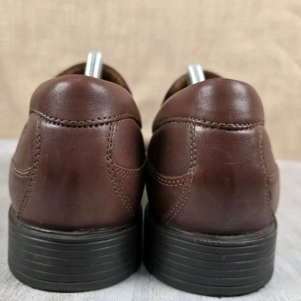 Clarks Collection Tilden Mens 12M Ultimate‎ Comfort Ortholite Brown Loafer Shoes